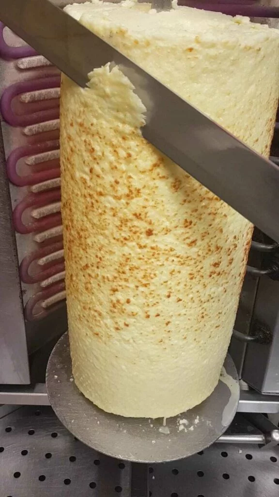 Käsekebab auf dem Grill