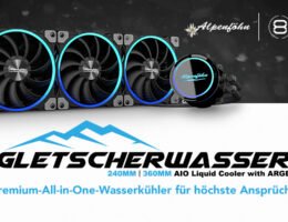 Alpenföhn Gletscherwasser Premium All-in-One-Wasserkühler