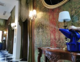Hochwirksame ganzheitliche Naturdesinfektion mit Solenal im Mystery Hotel in Budapest