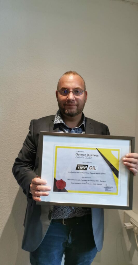 Gf Sebastian Maier mit Auszeichnung Germany Business Adward 2020
