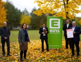 Bei der Verleihung des Contracting-Award in Nürnberg bei E1 Energiemanagement