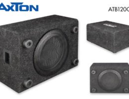 AXTON ATB120QB: Kompakte Bassbox für Autos und Reisemobile