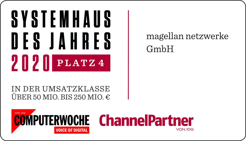 Die magellan netzwerke GmbH sichert sich Platz 4.