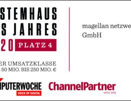 Die magellan netzwerke GmbH sichert sich Platz 4.