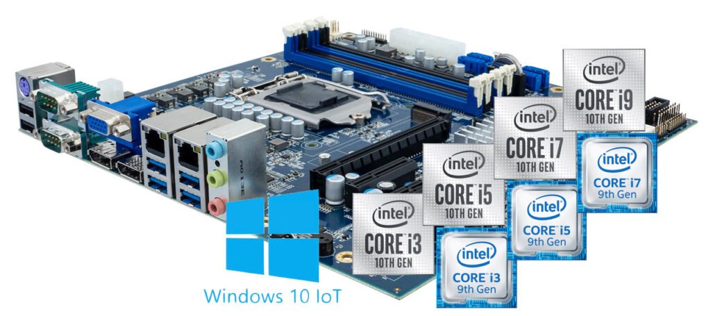 Intel© LGA1200-CPU-Sockel als solide Basis für die leistungsstarken Core™-i-Prozessoren der 9. und 10. Generation.