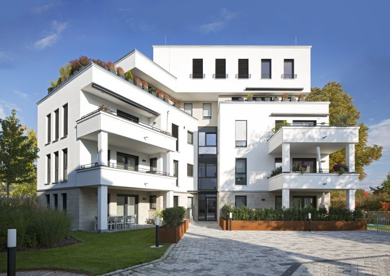 Die neue Anlage "Parkside" in Weinsberg bietet mit rund 7.600 Quadratmetern reichlich Wohnraum (Bild: UNIPOR/ Rahel Welsen).