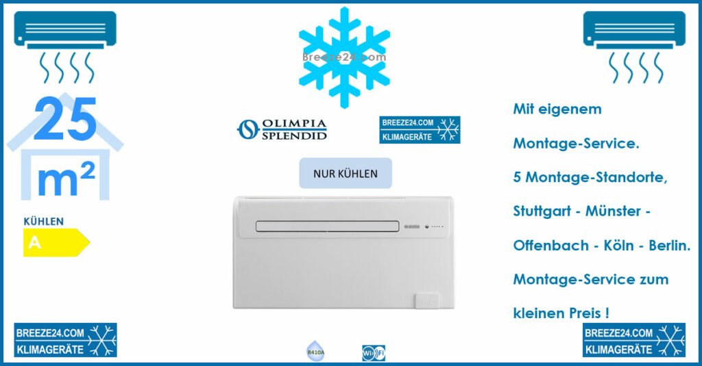 18341-12Unico Air Inverter 8 SF Monoblock-Klimagerät 1,8kW Nur Kühlen für 1 Zimmer mit 25 m² Fläche00x627-729a0144