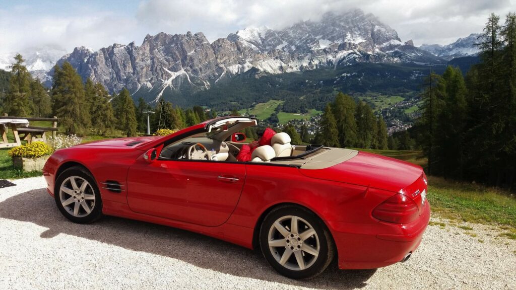 Cabrio tour durch die Dolomiten