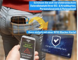 MakakaOnTheRun RFID NFC Blocker: Ausleseschutz für kontaktlose Bankkarten