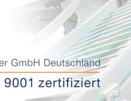 ISO 9001-Audit - Dorner-Qualitätsmanagement in Deutschland wurde bestätigt