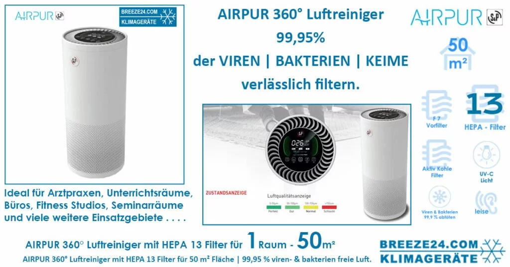 18AIRPUR 360° Luftreiniger mit HEPA 13 Filter für 50 m² Fläche280-1200x628-08f2ae63