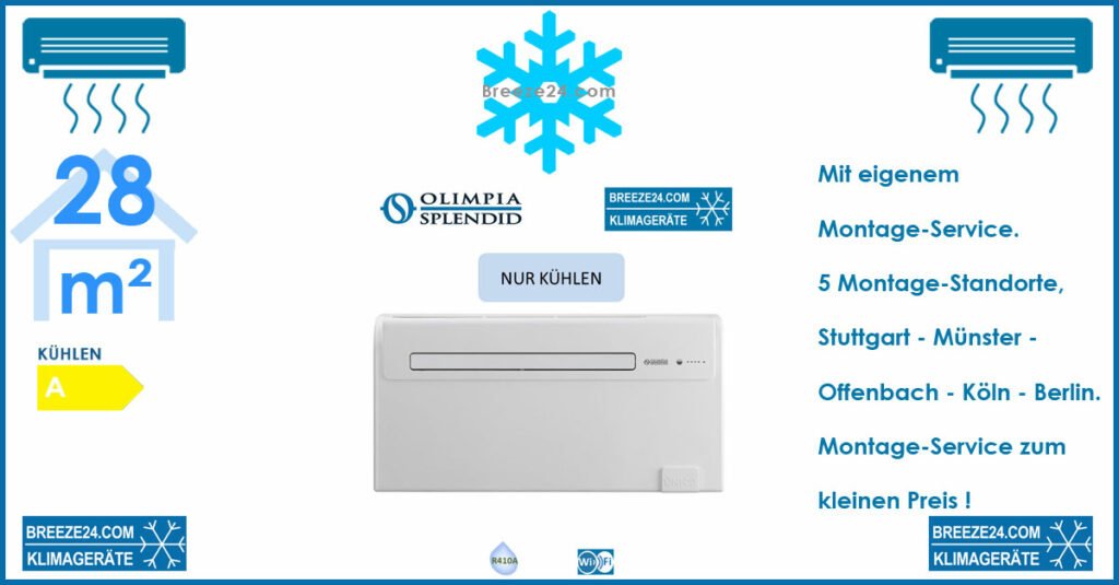 18343-1200Unico Air Inverter 10 SF C Monoblock-Klimagerät 2,3kW Nur Kühlen für 1 Zimmer mit 28 m² Flächex627-cd02ca90