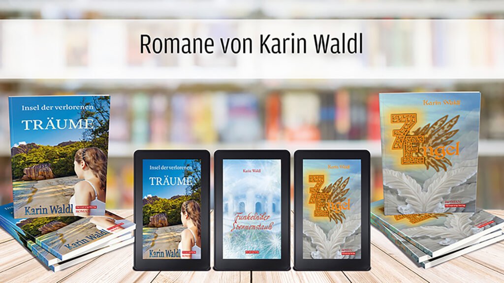 Karin Waldl schreibt Bücher für Erwachsene und Kinder - mit christlichem Hintergund.
