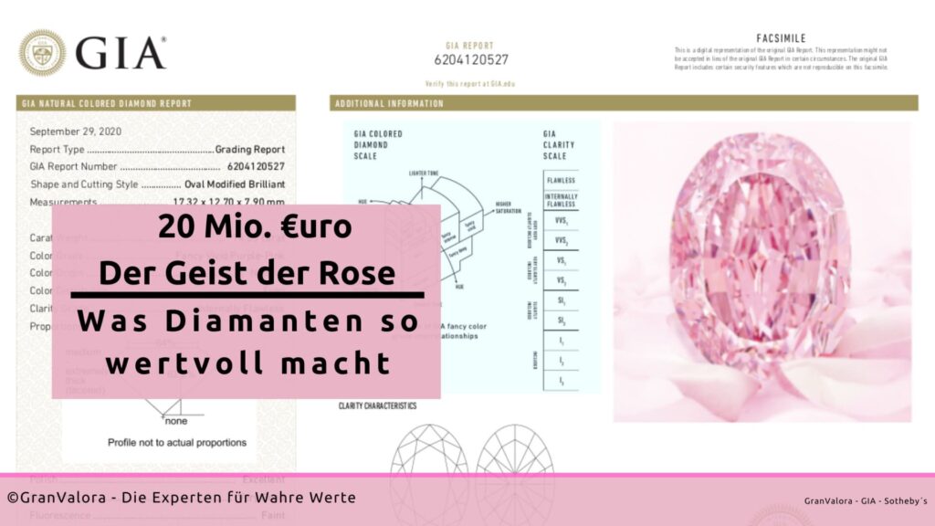 20 Millionen für den "Geist der Rose": Was Diamanten so wertvoll macht