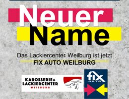 Weilburger Karosserie- und Lackiercenter kooperiert mit Fix-Auto-Netzwerk.