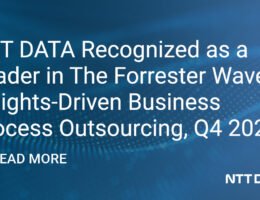 Forrester zeichnet NTT DATA als Leader bei Insights-Driven Business Process Outsourcing aus