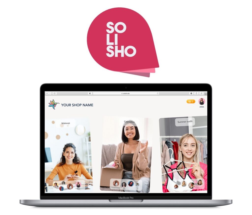 Digitale Shopping-Lösung von solisho.