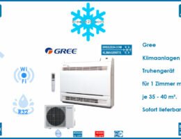 GREE Klimaanlage Truhengerät - GEH-12-K6-I + GEH-12-K6-0 R32 für 1 Zimmer mit 35 - 40 m²