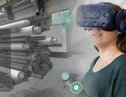 Mit Machine@Hand 2.0 lassen technische Trainings in VR durchführen und selbst gestalten.