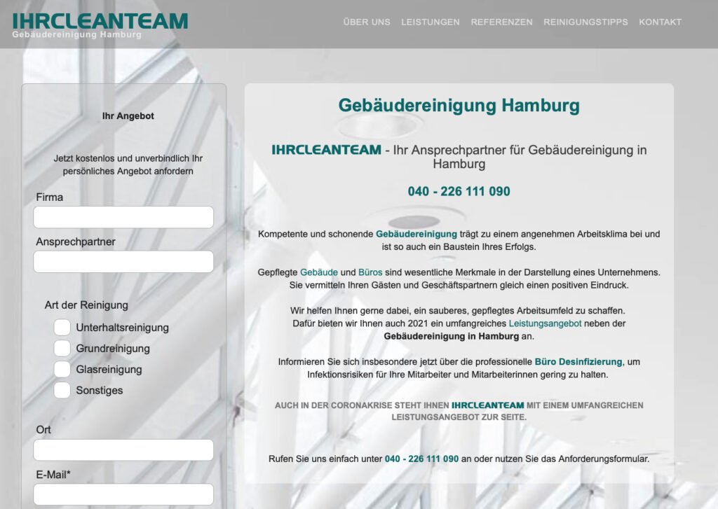Frühjahrsputz: Reinigungsfirma IHRCLEANTEAM Hamburg verrät Profitipps zur Grund- & Gebäudereinigung