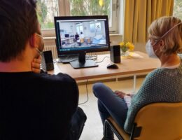 Die Workshop-Videos aller Teilnehmenden wurden im persönlichen Coaching ausgewertet. (© Krankenhaus Bethel Berlin/ S. Peters)