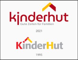 Grundlage für den neuen Markenauftritt: Das neue Logodesign der Kinderhut GmbH & gGmbH