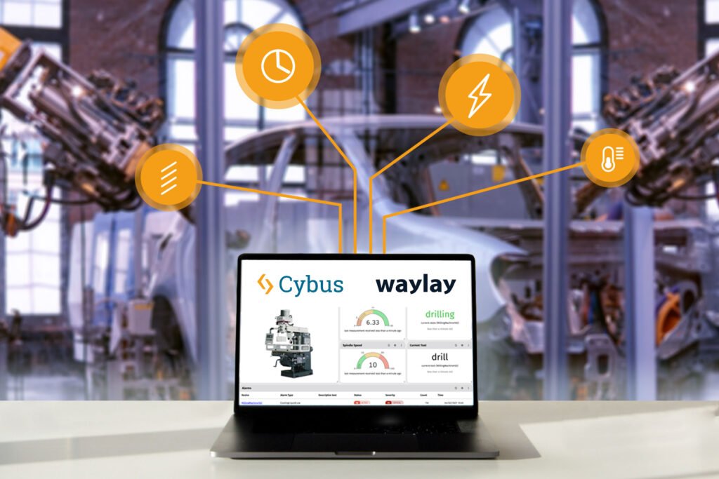 The combined solution of Cybus and Waylay empowers building own smart industrial IoT use cases.
