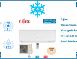 Fujitsu Klimaanlage Basic eco ASYG09KPCA + AOYG09KPCA R32 für 1 Zimmer mit 25 - 30 m²
