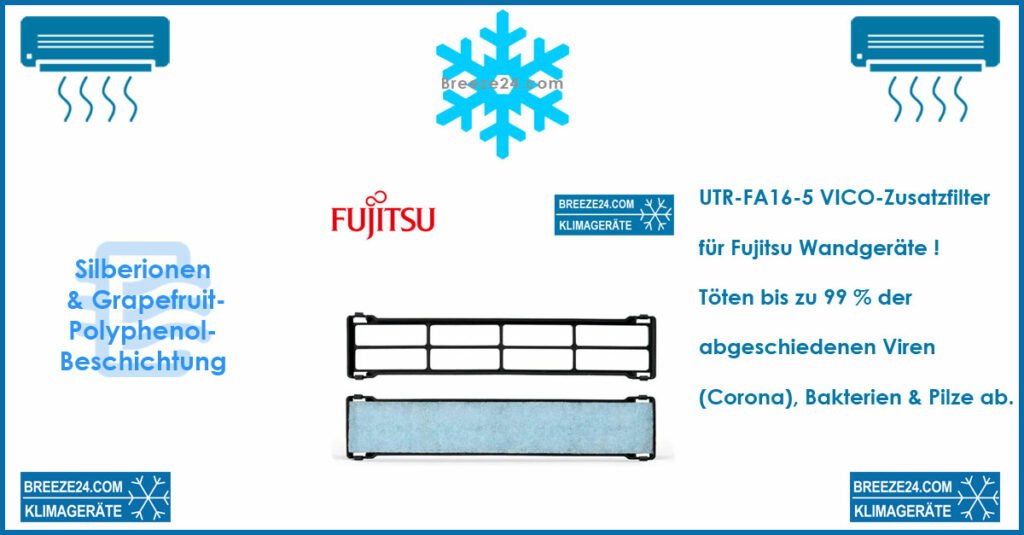 UTR-FA16-5 VICO-Zusatzfilter für Fujitsu Wandgeräte