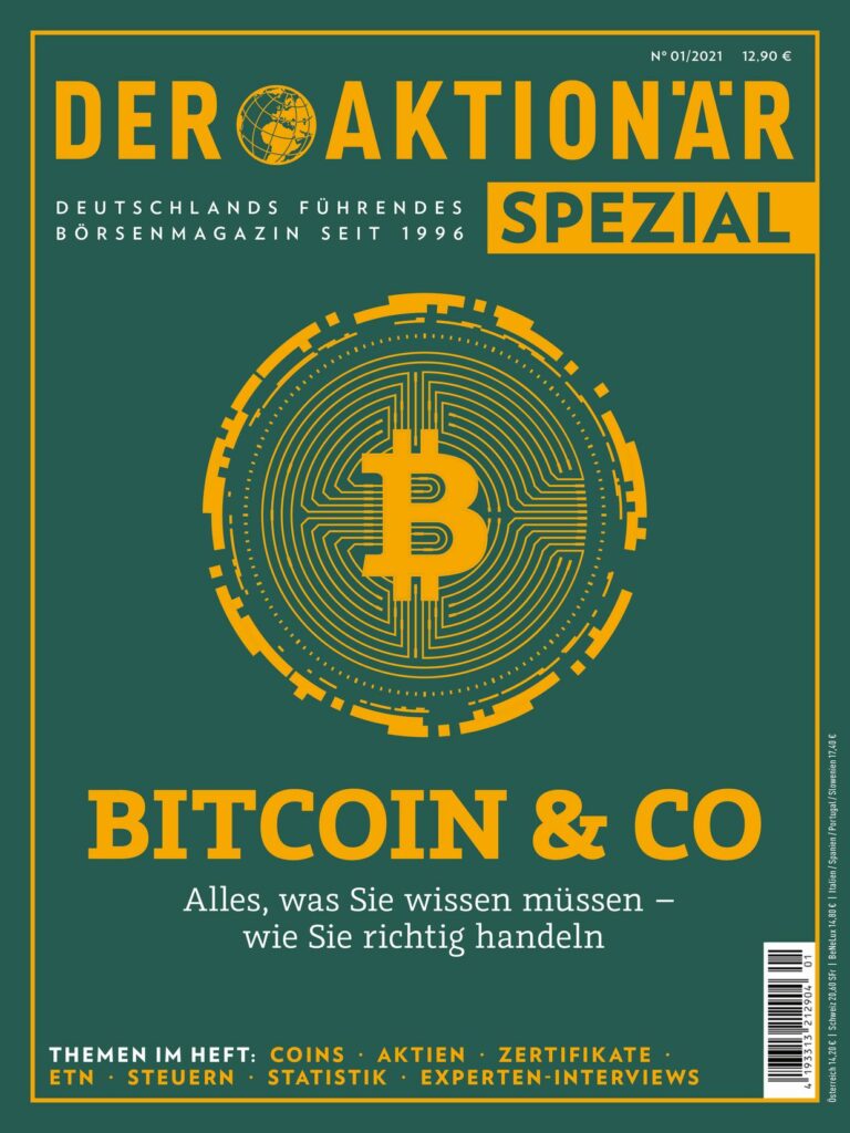 Cover des Sonderhefts „Bitcoin & Co“