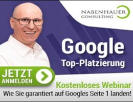 SEO Beratung "Google Top Platzierung" von Nabenhauer Consulting