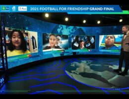 Internationales Kindersozialprogramm von Gazprom F4F vereint Teilnehmer aus über 200 Ländern. (Bild: Football for Friendship)