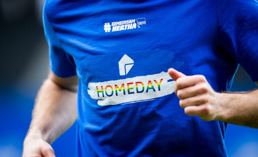 Homeday geht als Exklusiv-Partner von Hertha BSC in die Saison 2021/22 (© herthabsc)
