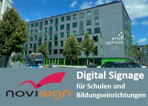 NoviSign unterstützt Schulen und Bildungseinrichtungen im Bereich Digital Signage