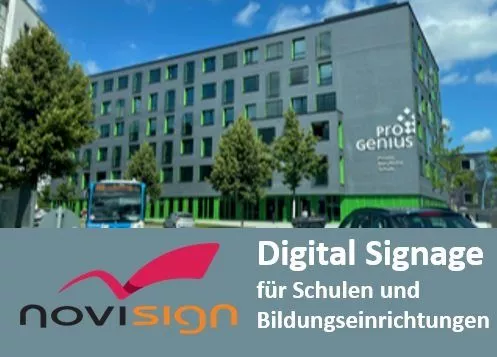 NoviSign unterstützt Schulen und Bildungseinrichtungen im Bereich Digital Signage