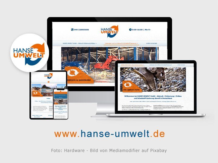 HANSE UMWELT GmbH launcht responsive Website