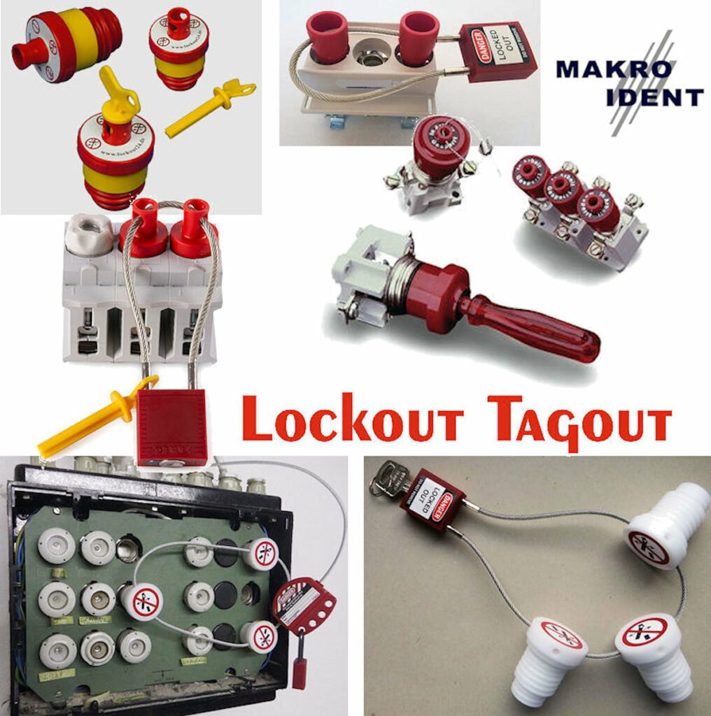 Lockout Industrie-Sperrkappen für das Absichern von Stromkreisen