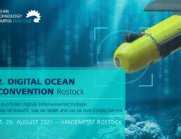 Die 2. Digital Ocean Convention findet am 25. und 26. August 2021 in Rostock statt.