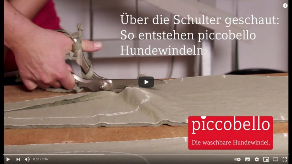 Neuer Film: So werden die piccobello-Hundewindeln hergestellt
