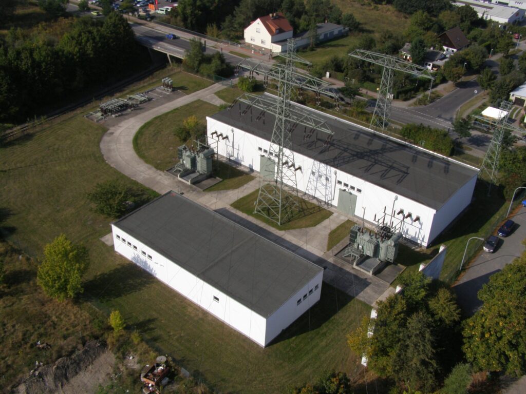 Energieanlagen des Netzbetreibers und Energiedienstleisters E.DIS in Brandenburg.