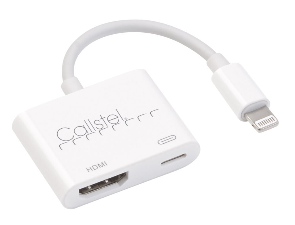 Callstel HDMI-Adapter für iPhone & iPad mit Lightning-Anschluss