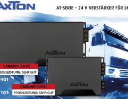 AT101 und AT401 – AXTON Verstärker für LKWs