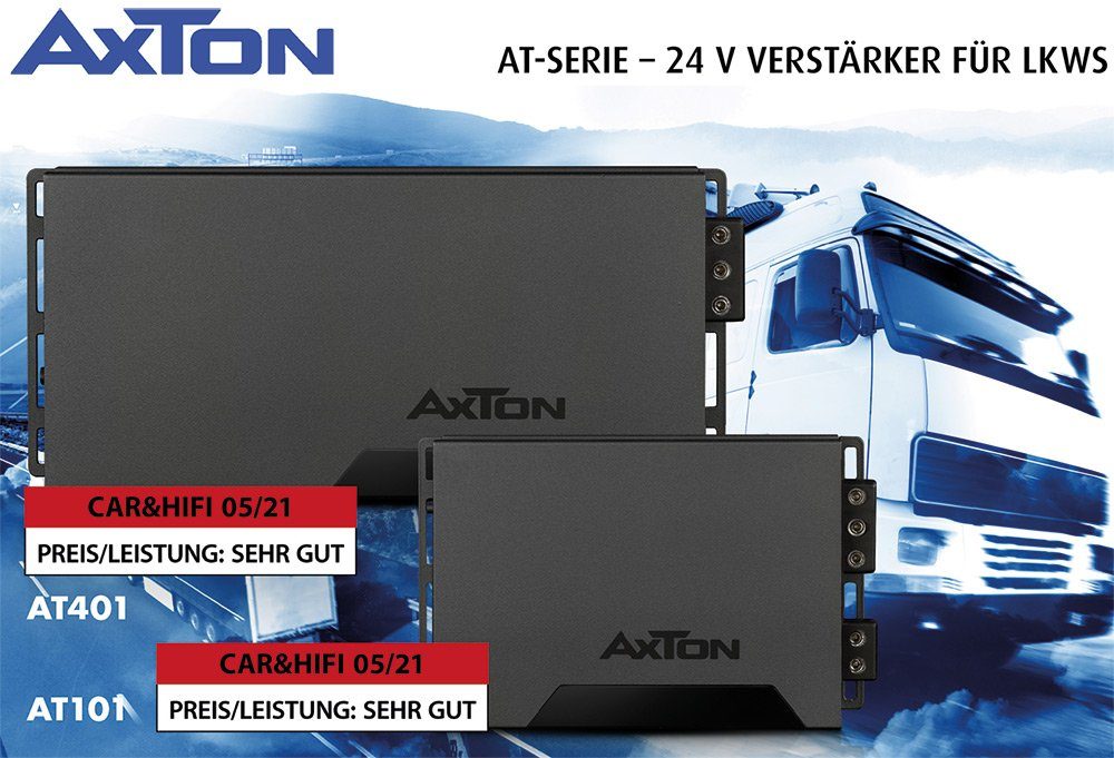 AT101 und AT401 – AXTON Verstärker für LKWs