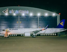 Am Flughafen von Nur-Sultan hat Air Astana den sechstem Airbus A321LR in Empfang genommen.