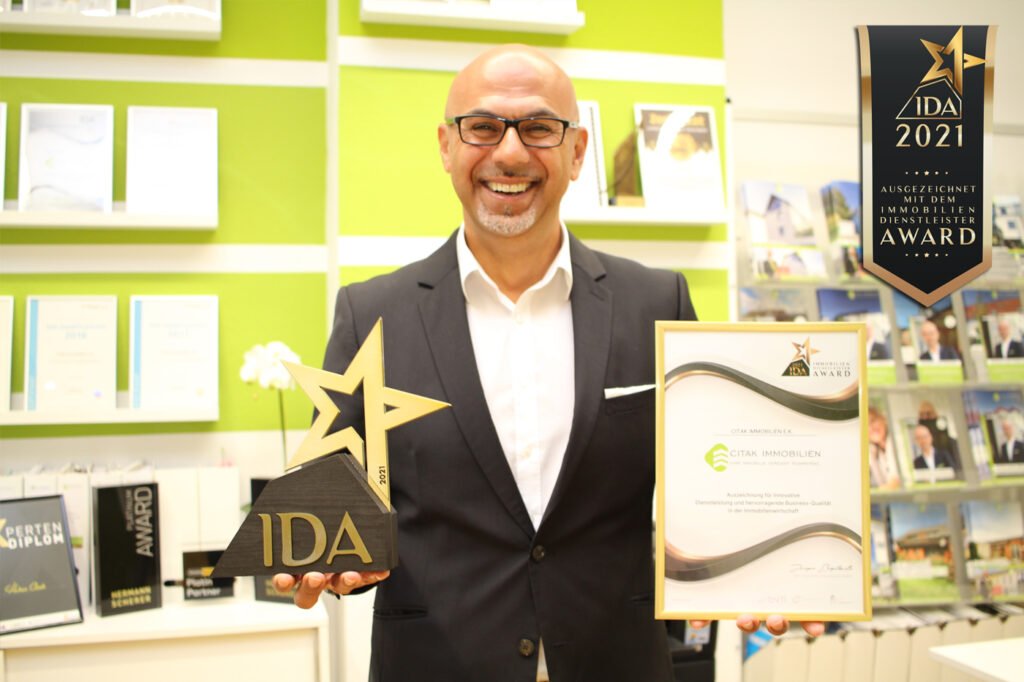 Immobilienmakler Köln - IDA Award Immobilien Dienstleister des Jahres BVFI