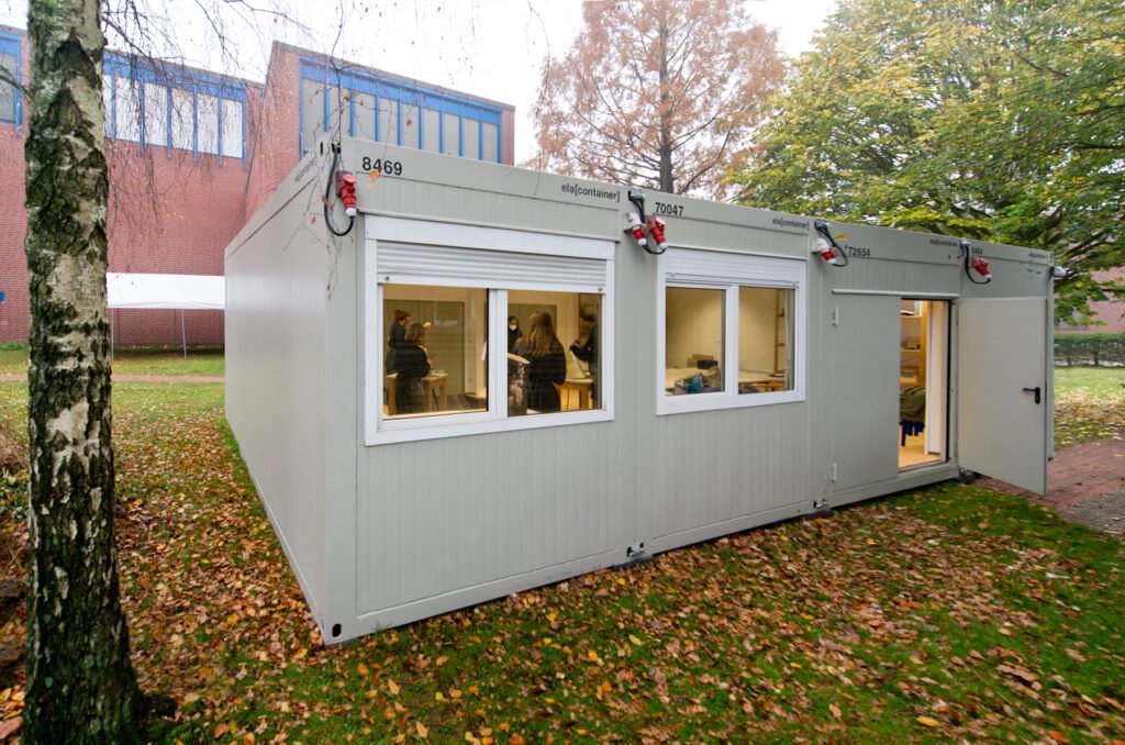 Die 60 Quadratmeter große Anlage der Kunsthalle Emden stammt aus dem ELA Gebraucht-Container-Center.
