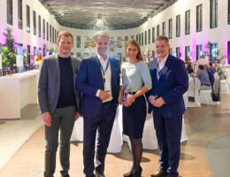 IHA Innovation-Award Übergabe in Berlin: Philipp Vogel/ Senior Sales Manager Hotelbird