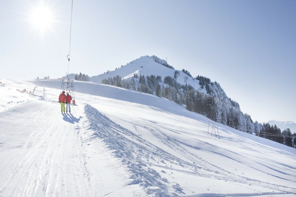 Kein Skibetrieb an den Grüntenliften in der Wintersaison 2021/2022. Foto: Grüntenlifte