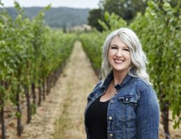 Winemaker Beth Liston in Vineyard-1adae73e