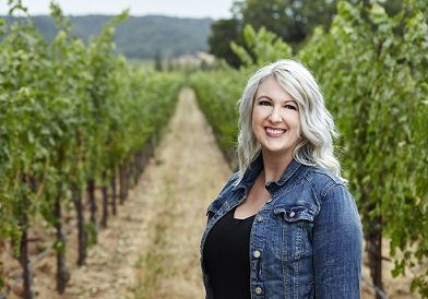 Winemaker Beth Liston in Vineyard-1adae73e